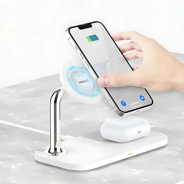 Recci 3 In 1 Magnetic Wireless Charger 15W