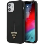 Guess Silicone Case with Saffiano Triangle Logo