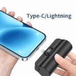 Mini Power Bank,Capsule Power Charger 5000mAh