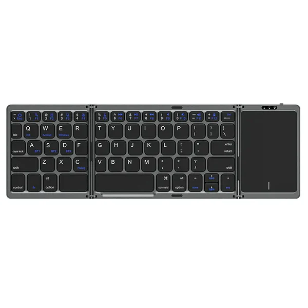 Recci Triple Folding Touch Bluetooth Keyboard