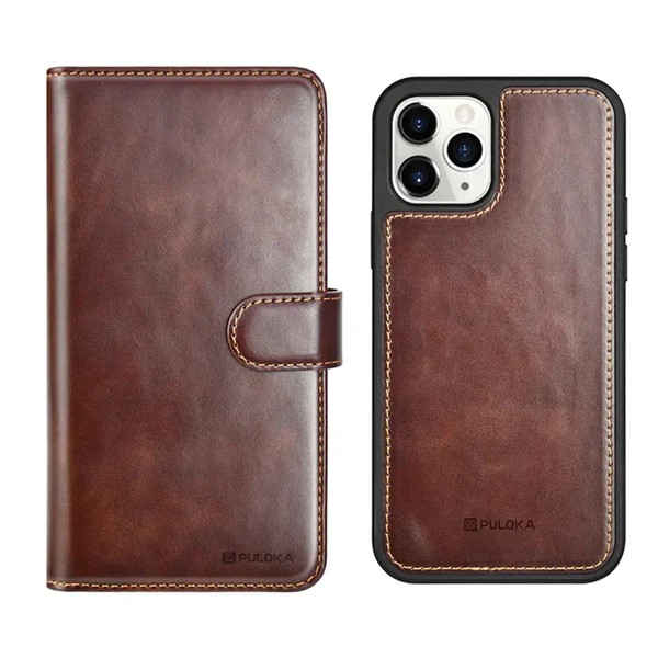 Puloka Flip Leather Wallet Case