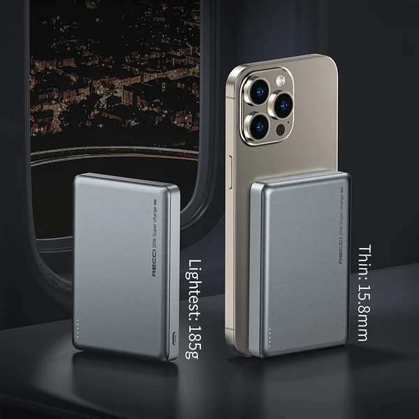 Recci Armor Wireless Magnetic Power Bank 10000mAh