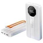 Caza Power Bank Fast Charging Dual Cables with Digital Display 10000mAh 22.5W