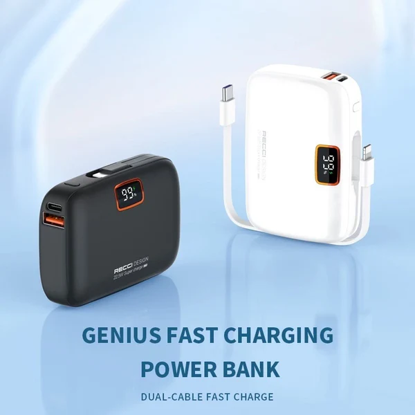 Recci Genius Fast Charging Power Bank 10000mAh