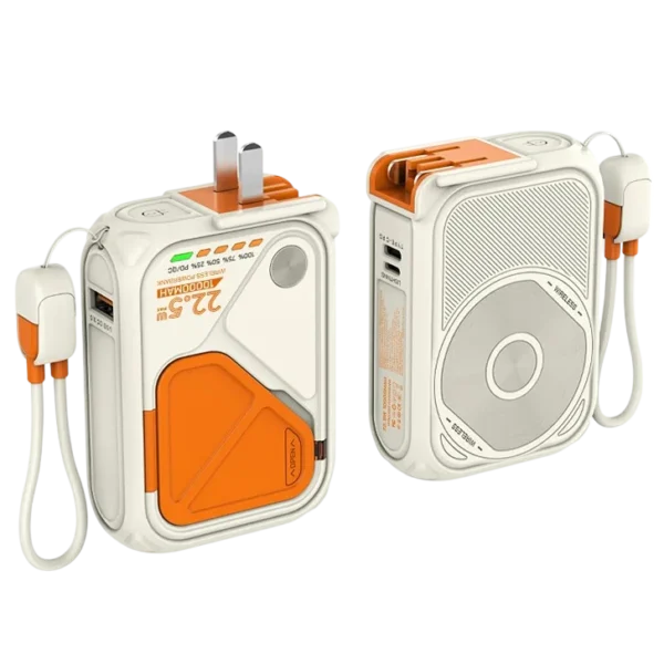 VEAN 22.5W Built-In Cable 10000mAh Multi-Functional Power Bank