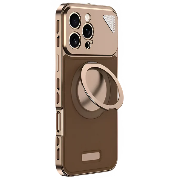 Metal Case for iPhone MagSafe 360° Rotatable Kickstand