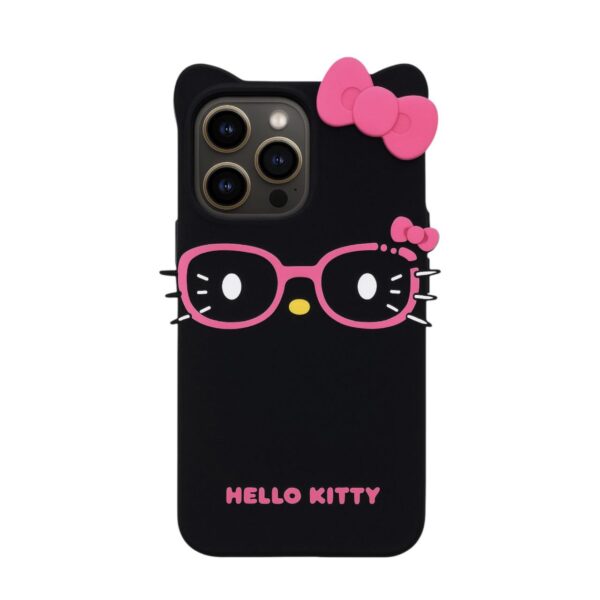 Cute Cartoon Glasses Kitty Silicone Case
