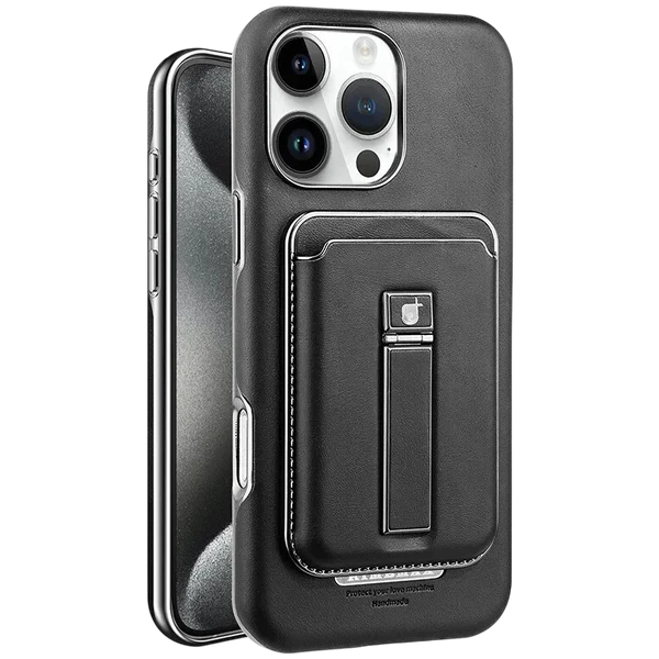 Rimbmax Magnetic Wallet Leather with Detachable Card Holder Case