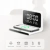 Recci 3 In 1 Alarm Wireless Charger With Lamp