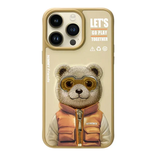 Nimmy Official Embroidery Jacket Series Case Cover - Teddy