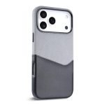 Cloth Textue Stitching Card Slot Magnetic Phone Case - Image 3
