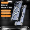 Liquid Plating PC Hollow MagSafe Case