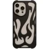 3D Flame Pattern Hollow Slim Case