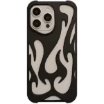 3D Flame Pattern Hollow Slim Case