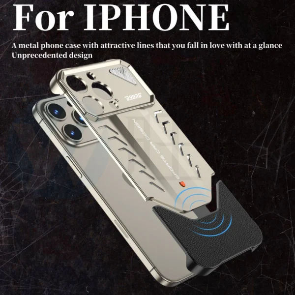 Futuristic Cyber Armor Shield Case for iPhone