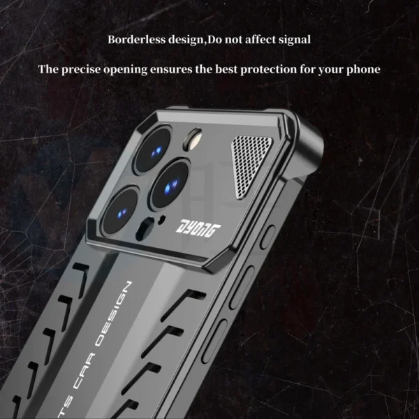 Futuristic Cyber Armor Shield Case for iPhone