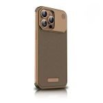 Premium Leather Hollowed-Out Design Case with Aluminum Back Without Frame - Image 5