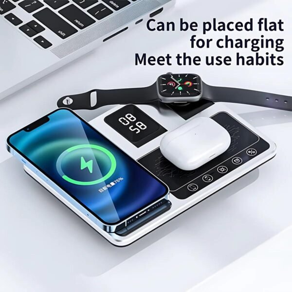3x1 DeskTop Wireless Charger