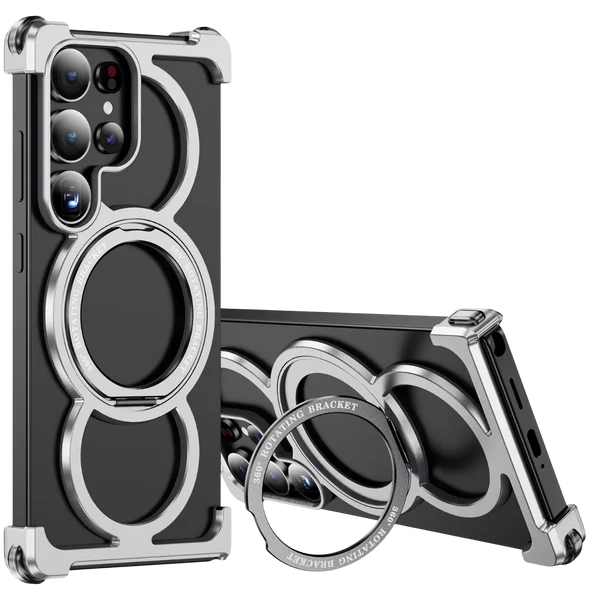 Luxury Metal Frame with 360° Rotating Ring Case for Samsung