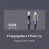 Recci Crystal Fast charging Type-C to Lightning Cable 27W 1.2m