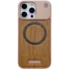 Wood Grain MagSafe with PC Frame Case