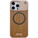Wood Grain MagSafe with PC Frame Case - Image 2