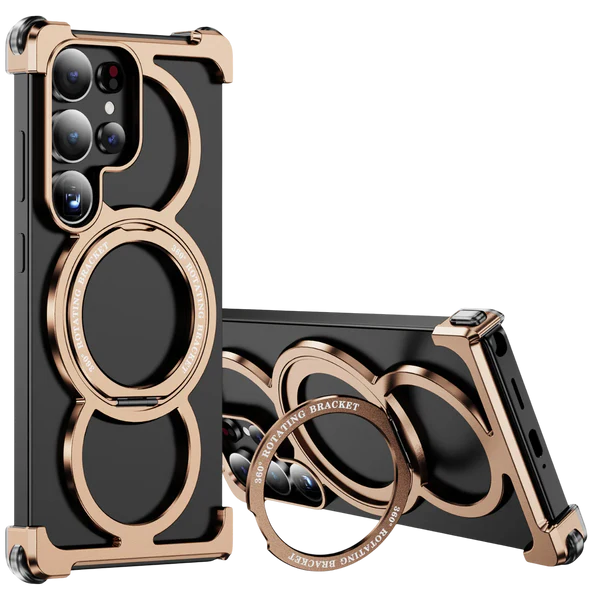 Luxury Metal Frame with 360° Rotating Ring Case for Samsung