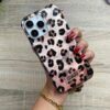 Milk Leopard Case with Chain