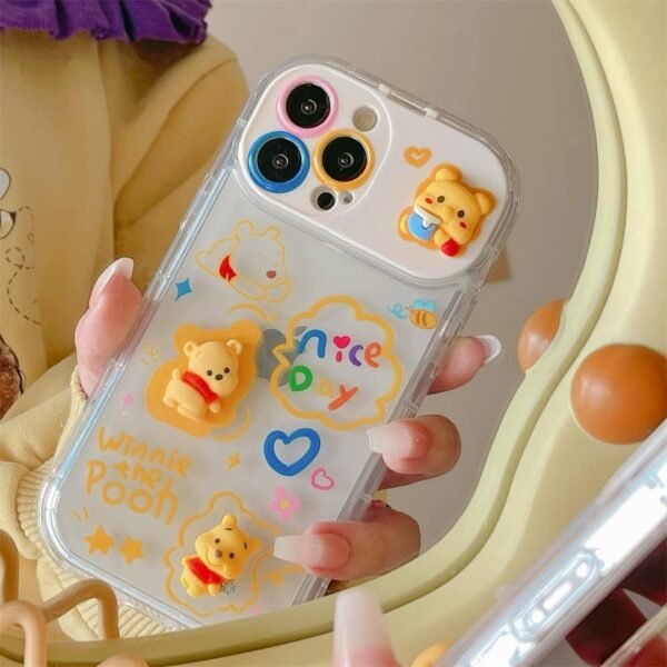 Winnie Pooh 3D Disney Case with Foldable Mirror