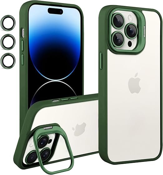 Transparent colourful frameless case with camera lens protection