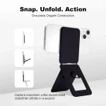 HDD Ultra Slim Magnetic Selfie Holder Foldable Stylish Grip Stand - Image 5