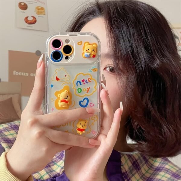 Winnie Pooh 3D Disney Case with Foldable Mirror