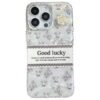 Good Lucky Holographic Case with 3D Flower