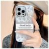 Good Lucky Holographic Case with 3D Flower