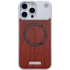 Wood Grain MagSafe with PC Frame Case