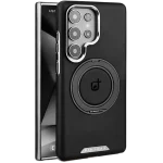 Rimbmax Luxury MagSafe Leather Texture Case for Samsung