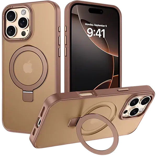 Clear Magnetic Case With Stand