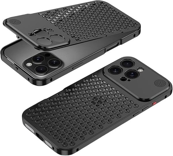 Metal Heat Dissipation Aluminum Fragrance Cooling Cover Shockproof for iPhone