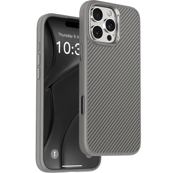 Smooth & Sleek Finish Soft Carbon Textured Case