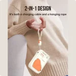 VEAN 22.5W Built-In Cable 10000mAh Multi-Functional Power Bank - Image 4