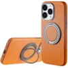 Leather Magnetic Phone Case with Rotating Holder