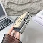 Wood Grain MagSafe with PC Frame Case for Samsung - Image 8