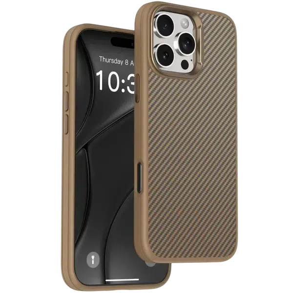 Smooth & Sleek Finish Soft Carbon Textured Case