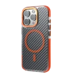 Matte Translucent Carbon Fiber Magsafe Case