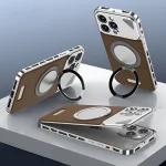 Metal Case for iPhone MagSafe 360° Rotatable Kickstand - Image 7