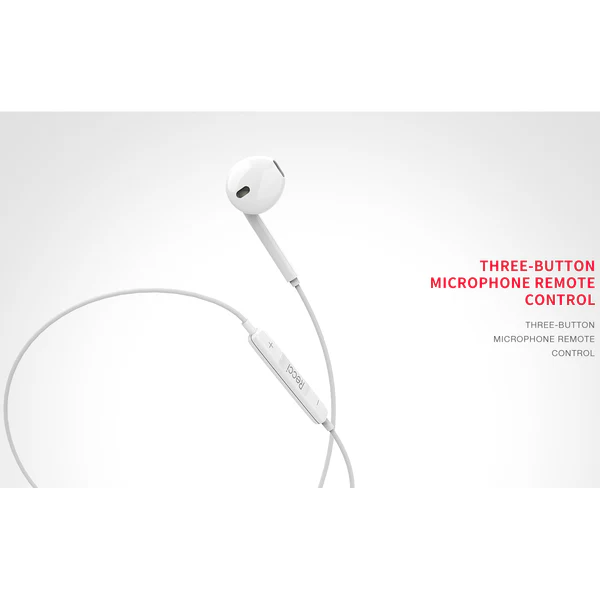 Recci Wired Earphone With 3.5mm Audio Jack