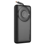 Recci 20000mAh 65W Fast Charging Power Bank with Dual Type-C Cable