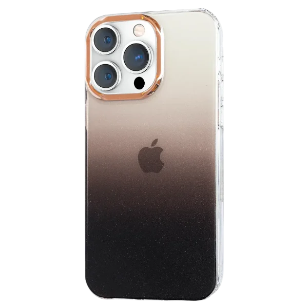 Shining Powder Gradient Glittery Clear Case