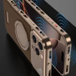 Metal Case for iPhone MagSafe 360° Rotatable Kickstand - Image 2