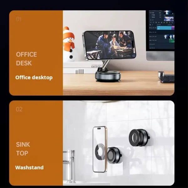 Phone Holder K007 Vacuum Suction Magnetic Bracket